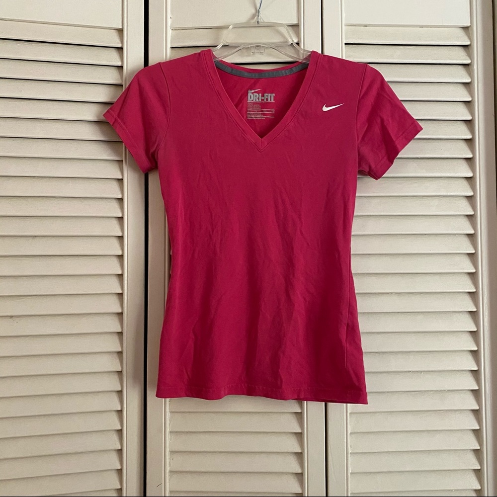 Nike Pink V-Neck